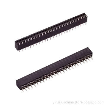 Female Header, 2.0mm Pitch, Side Entry, Dual Row, SMT, Height of 4.0mm, 6818